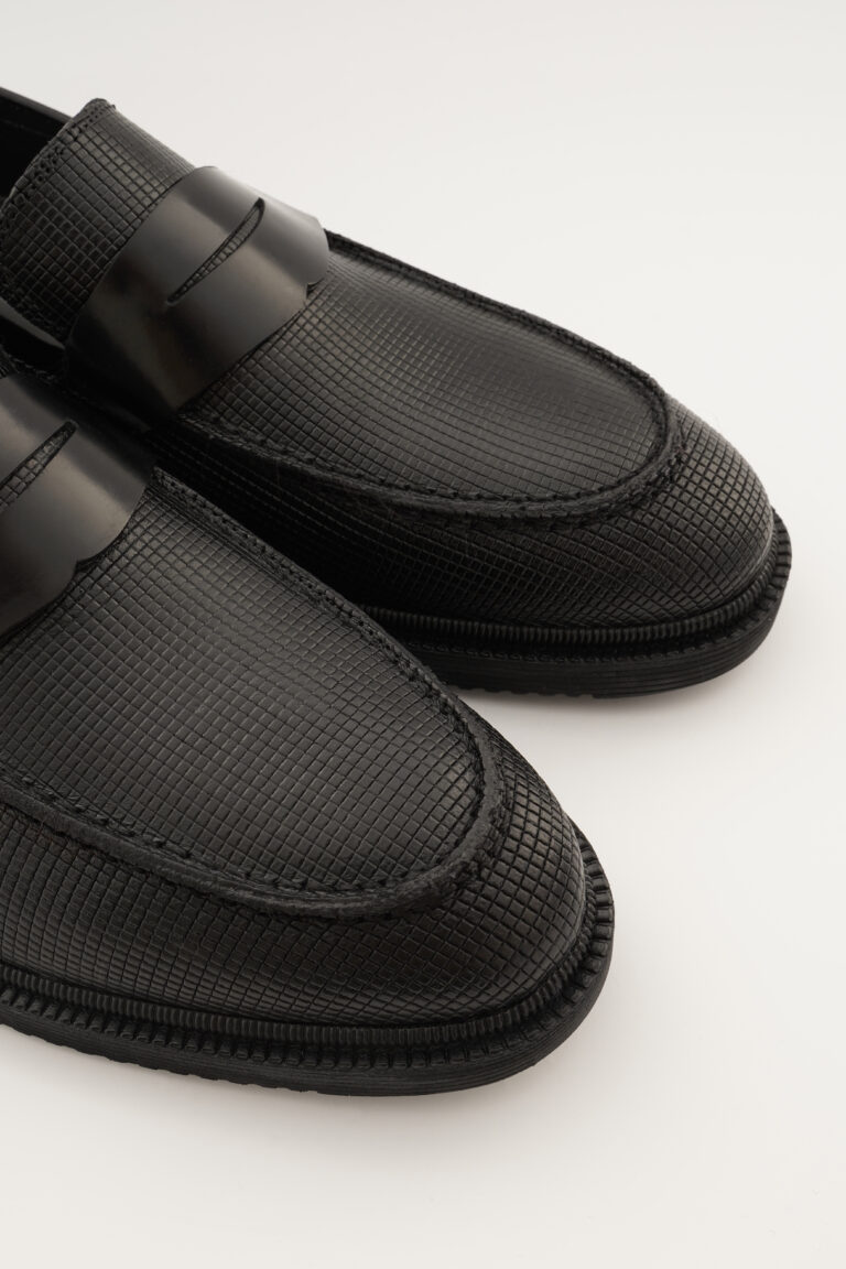 Hakiki Deri Erkek Loafer Bağcıksız Klasik Ayakkabı - Görsel 3