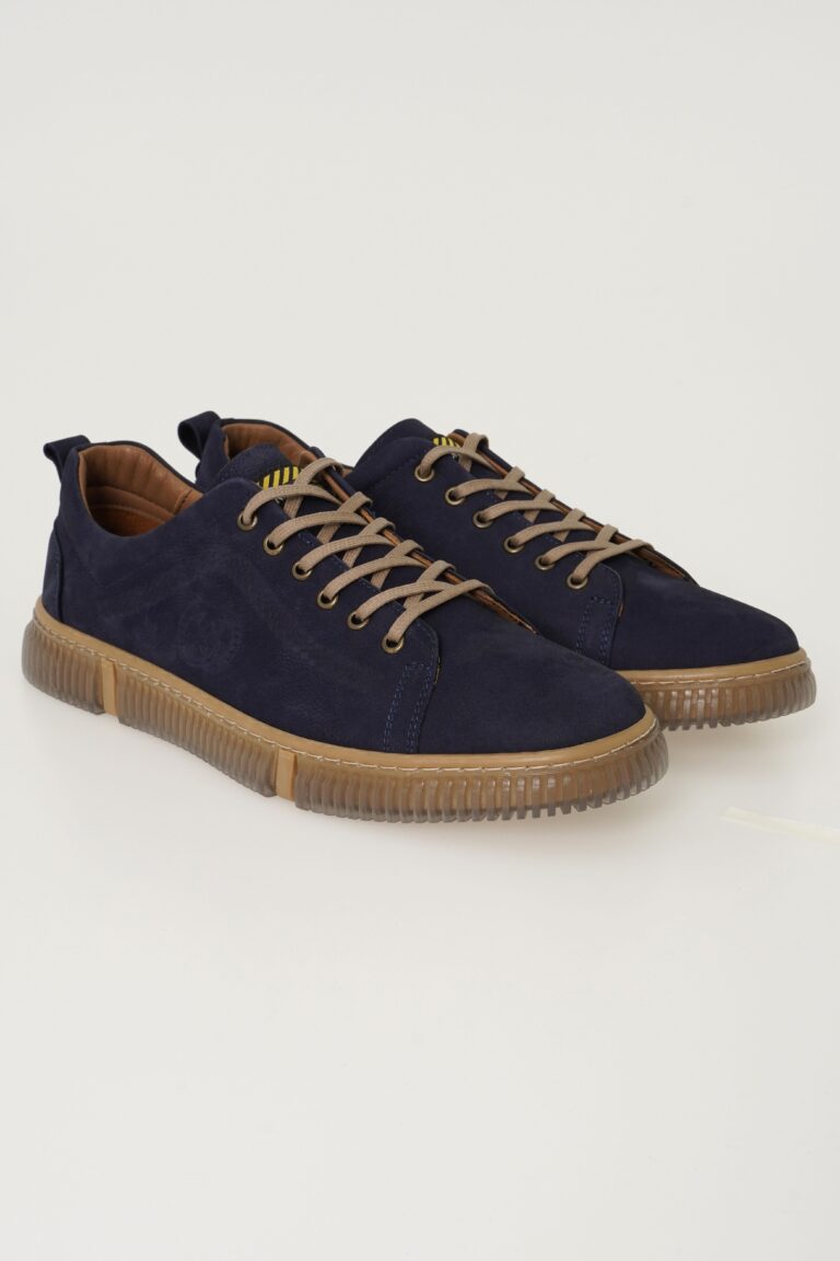 Hakiki Deri Erkek Sneaker Bağcıklı Günlük Ayakkabı - Görsel 2