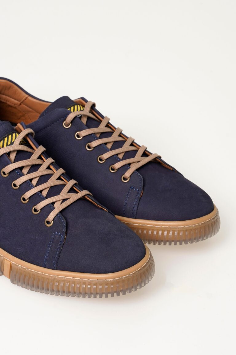 Hakiki Deri Erkek Sneaker Bağcıklı Günlük Ayakkabı - Görsel 3