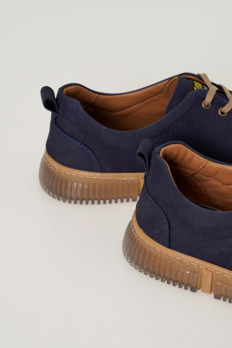 Hakiki Deri Erkek Sneaker Bağcıklı Günlük Ayakkabı - Görsel 4