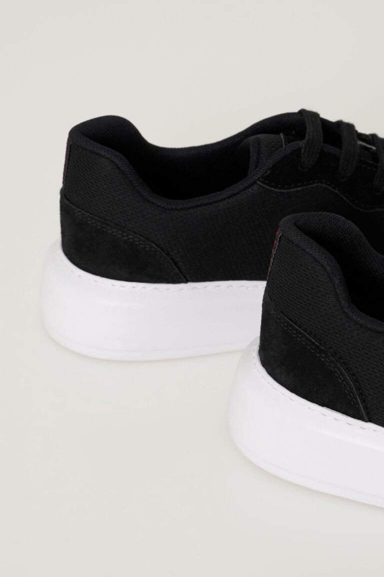 Hakiki Deri Erkek Sneaker Bağcıklı Nubuk Detaylı Rahat Taban - Görsel 4