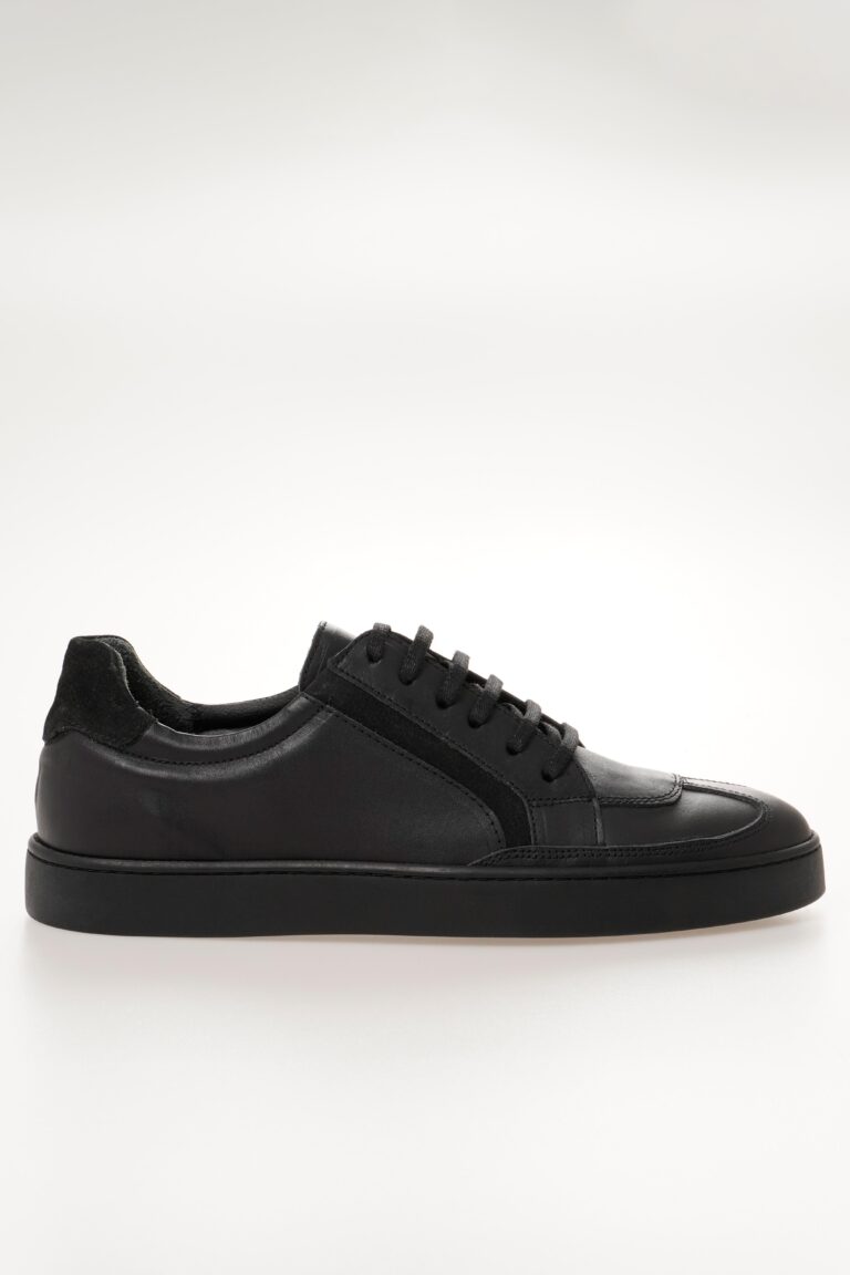 Hakiki Deri Erkek Casual Sneaker Ayakkabı Bağcıklı Rahat Ayakkabı