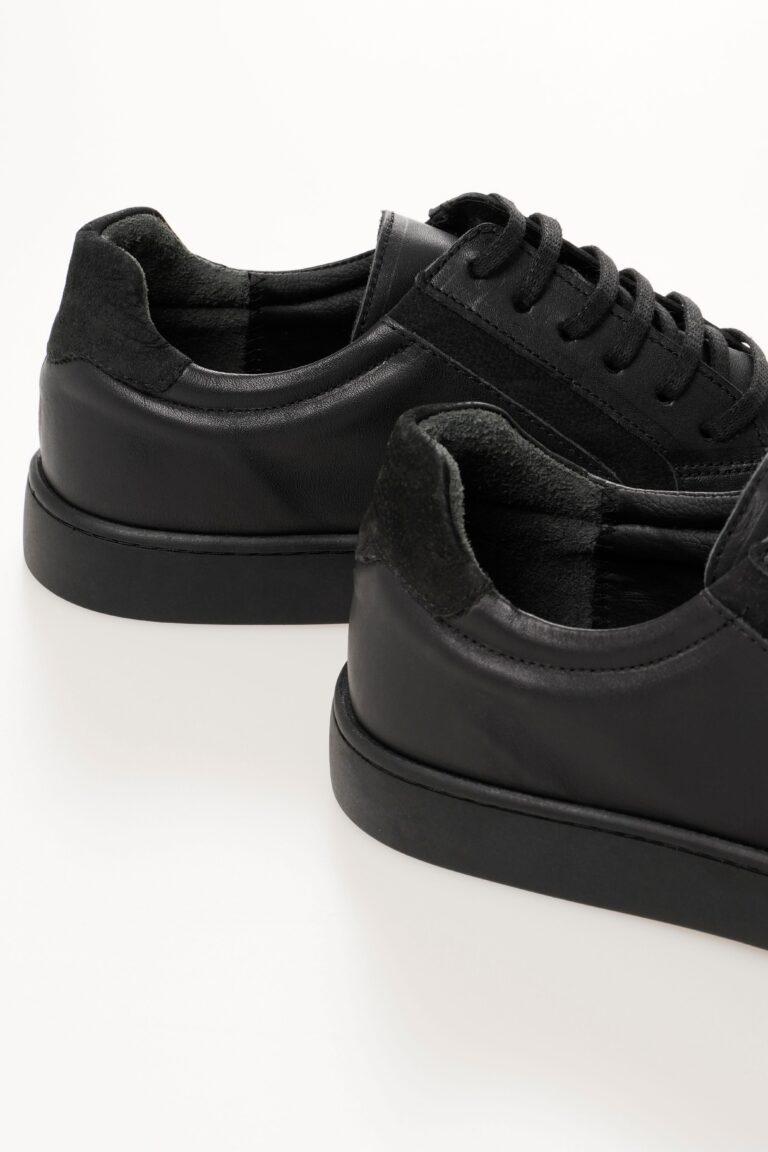 Hakiki Deri Erkek Casual Sneaker Ayakkabı Bağcıklı Rahat Ayakkabı - Görsel 4