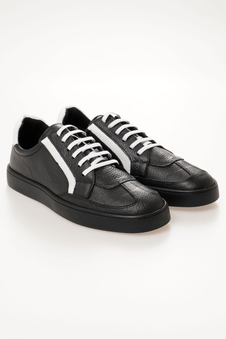 Hakiki Deri CZ London Erkek Sneaker Spor Ayakkabı Büyük Numara - Görsel 2