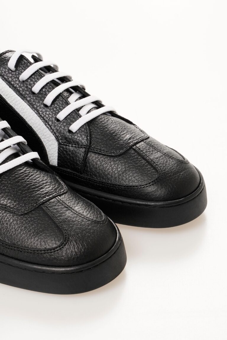 Hakiki Deri CZ London Erkek Sneaker Spor Ayakkabı Büyük Numara - Görsel 3