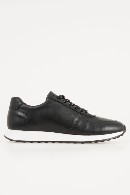 Hakiki Deri Erkek Sneaker Bağcıklı Casual Ayakkabı