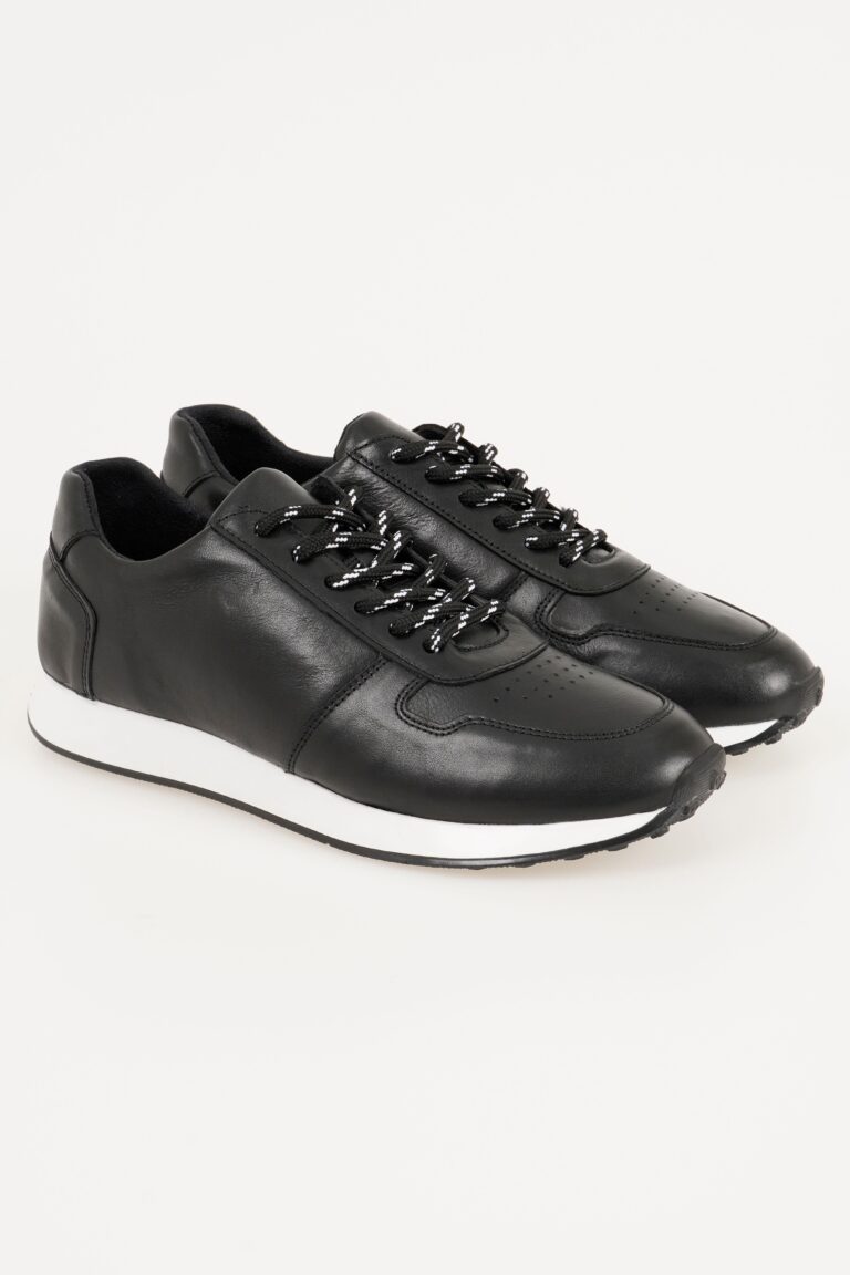 Hakiki Deri Erkek Sneaker Bağcıklı Casual Ayakkabı - Görsel 2