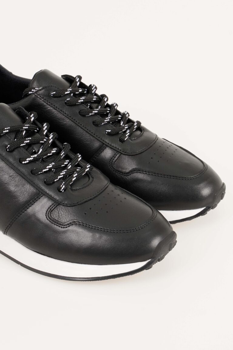 Hakiki Deri Erkek Sneaker Bağcıklı Casual Ayakkabı - Görsel 3