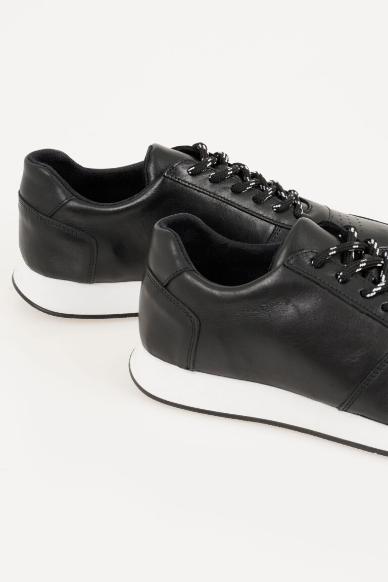 Hakiki Deri Erkek Sneaker Bağcıklı Casual Ayakkabı - Görsel 4