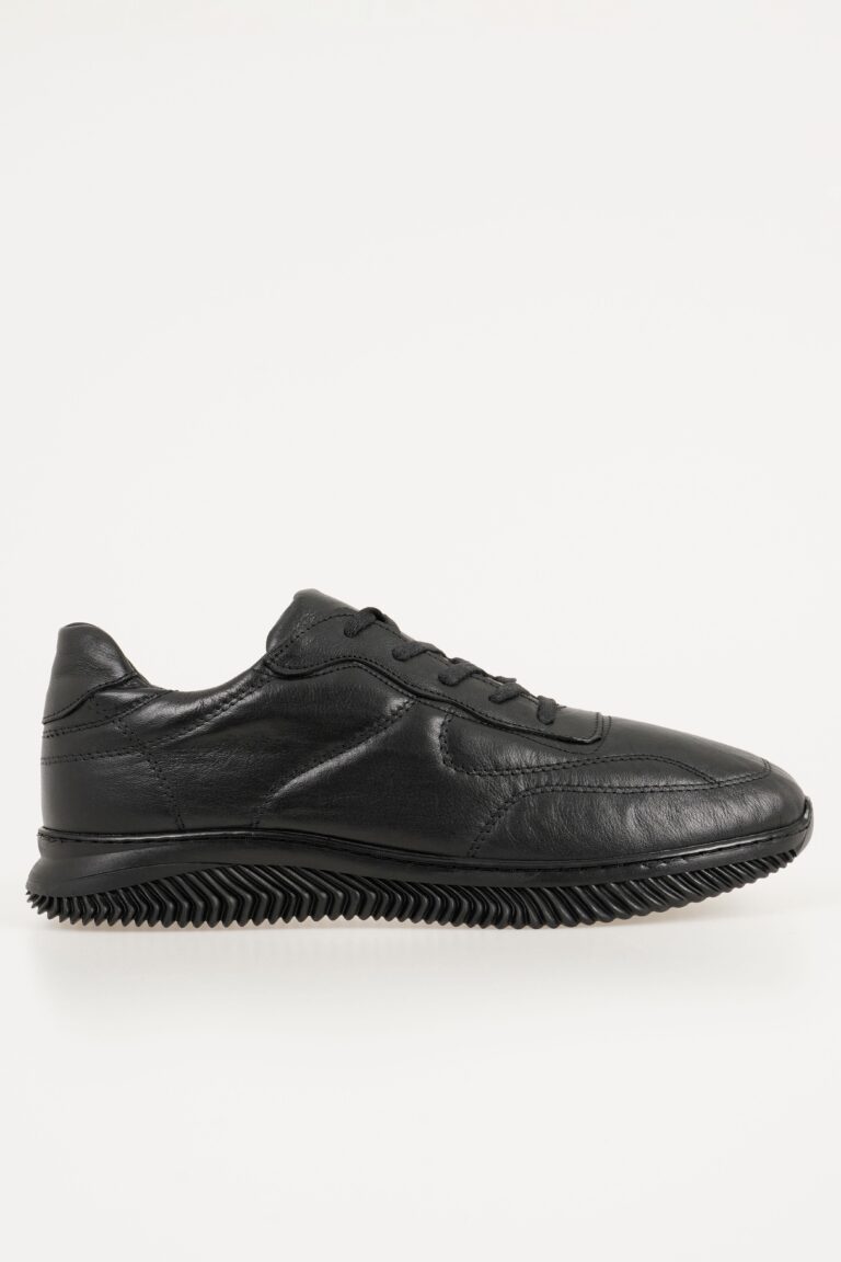 Hakiki Deri Erkek Sneaker Bağcıklı Spor Ayakkabı