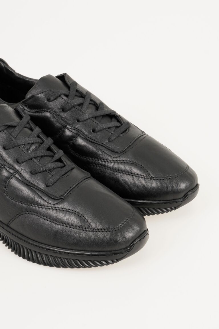 Hakiki Deri Erkek Sneaker Bağcıklı Spor Ayakkabı - Görsel 3
