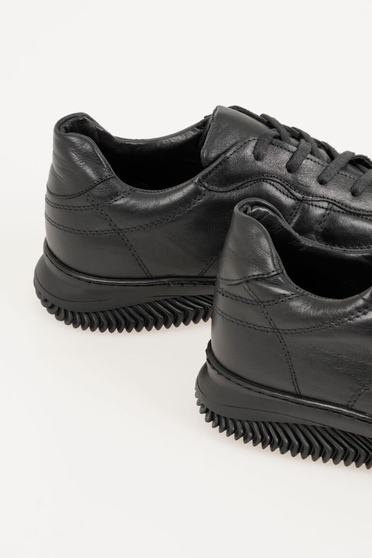 Hakiki Deri Erkek Sneaker Bağcıklı Spor Ayakkabı - Görsel 4