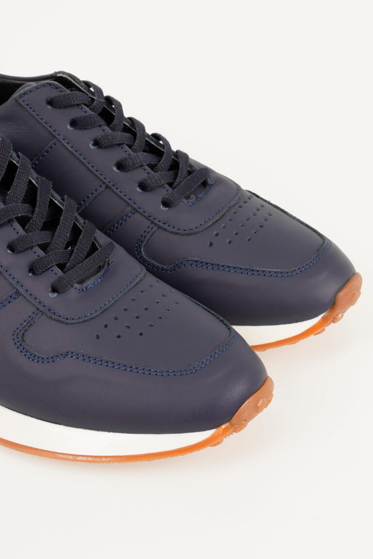 Hakiki Deri Erkek Bağcıklı Günlük Spor Ayakkabı Sneaker - Görsel 3